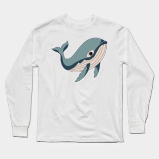 Cute carefree Whale Long Sleeve T-Shirt